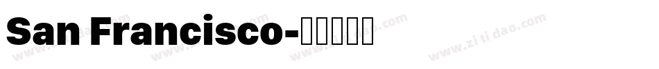 San Francisco字体转换